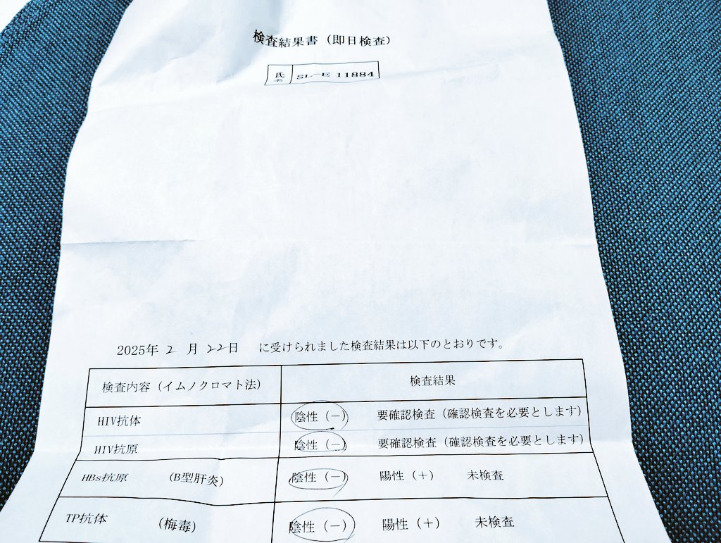 昨日検査行ってきた結果、残念？ですが陰性（ネガ）でした。

全身に湿疹が出てから3ヶ月以上経ってるからやっぱりストレス性の湿疹だったみたい。。。。ちょっと安心。

見た目が悪くなっちゃったけど皆遊んでね💦💦
