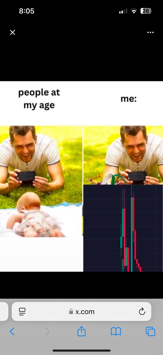 BrandonMac78612's tweet photo. Hahaha definitely myself. I’m hooked on cryptocurrency like my financial future depends on it 🤣 https://t.co/RRFuK28i3E