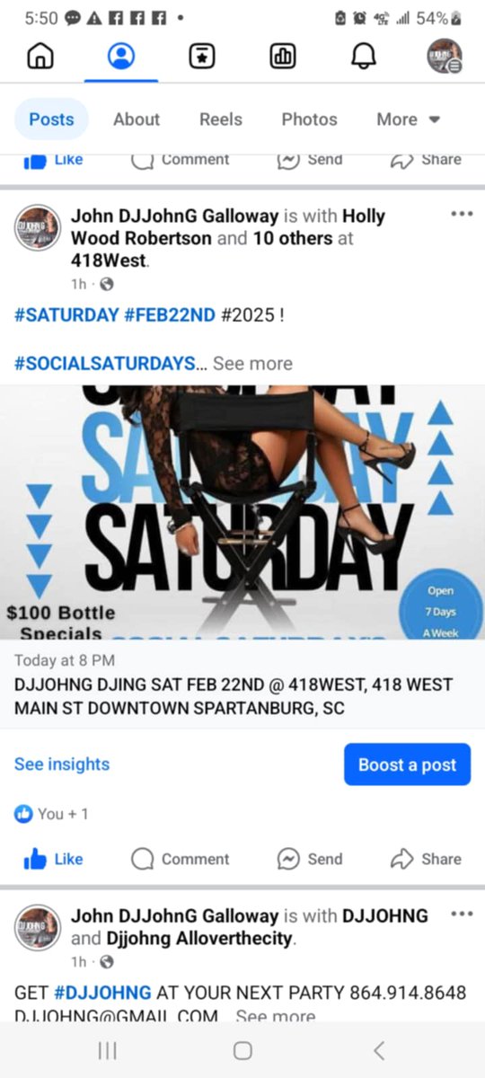 DJJOHNG's tweet image. #SATURDAY #FEB22ND #2025 !

#SOCIALSATURDAYS

 🎧 #DJJOHNG IN THE MIX
 #SATURDAY #FEBRUARY22ND #2025 

#8PM UNTIL @ #418WEST 418West 

#418WESTMAINSTREET
#DOWNTOWN #SPARTANBURG, #SC #29601

#418WEST  IS ON #WMAIN NEAR THE INTERSECTION OF #JOHNBWHITESRBLVD, #WESTSTJOHNST &amp;amp;