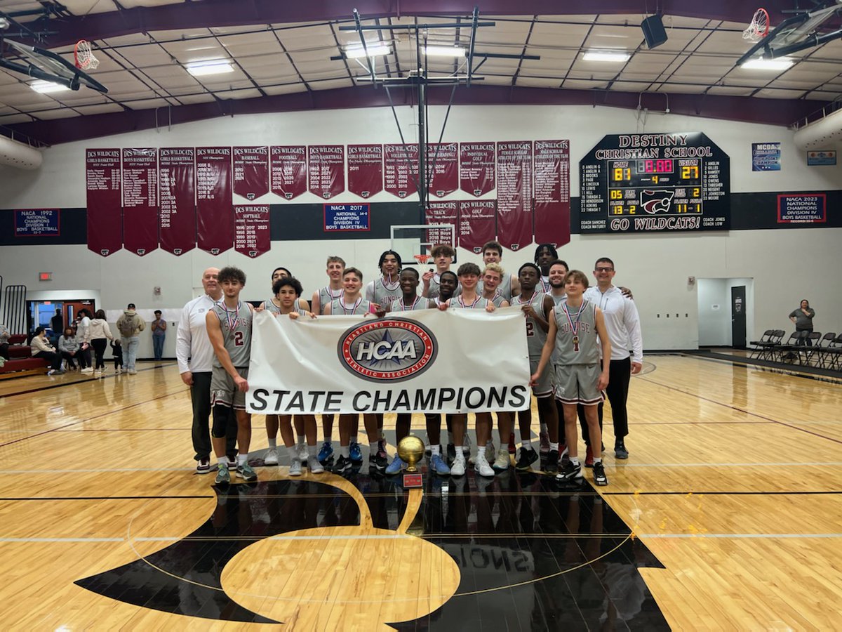 HCAA State Champions!!! We put it all together tonight and played one of, if not our best game of the season.  Everyone contributed to the victory.  So happy for our Sr's.  David, Judah, Kutay, Marko, Montez, Taiton, and Tomo!!!