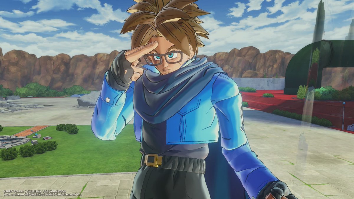 Cpl_Fox's tweet photo. @ZappyStorm The small human Mocha, purely named for that because of his sweet nature and his care for people at the front. He’s mostly harmless. Thou he fights well enough to protect people and uses his ki primarily to heal. Just kinda a little guy.

All XV2 screenshots. https://t.co/rY4DCifFXU