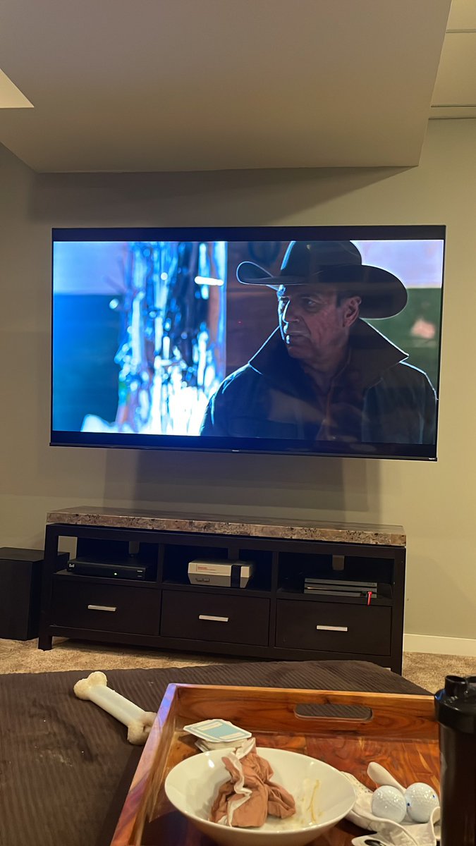 drpossjr's tweet photo. Watching Yellowstone to celebrate the old man's 70th birthday.   Happy Birthday you old sumbitch https://t.co/K9u8k0DjNN