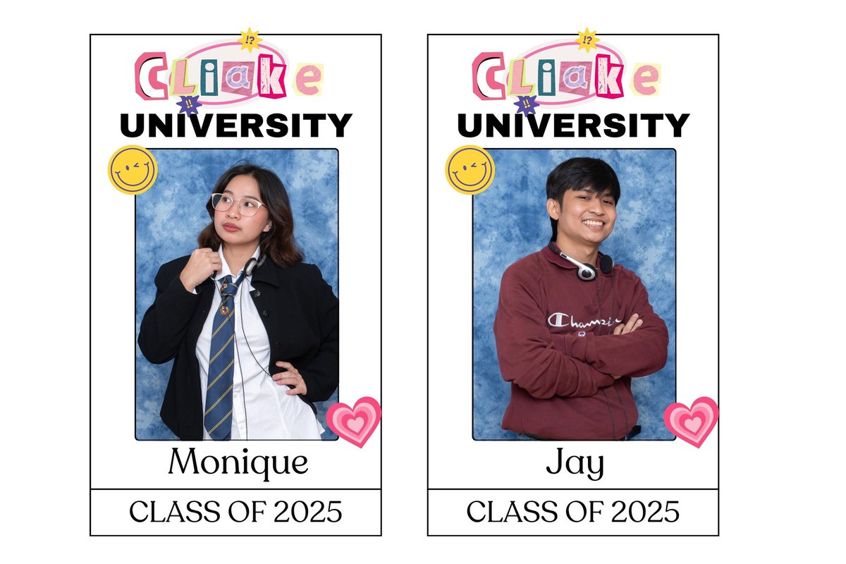 jaybernardreal's tweet photo. Cliake University: Class of 2025 https://t.co/jkSNv6tRWV