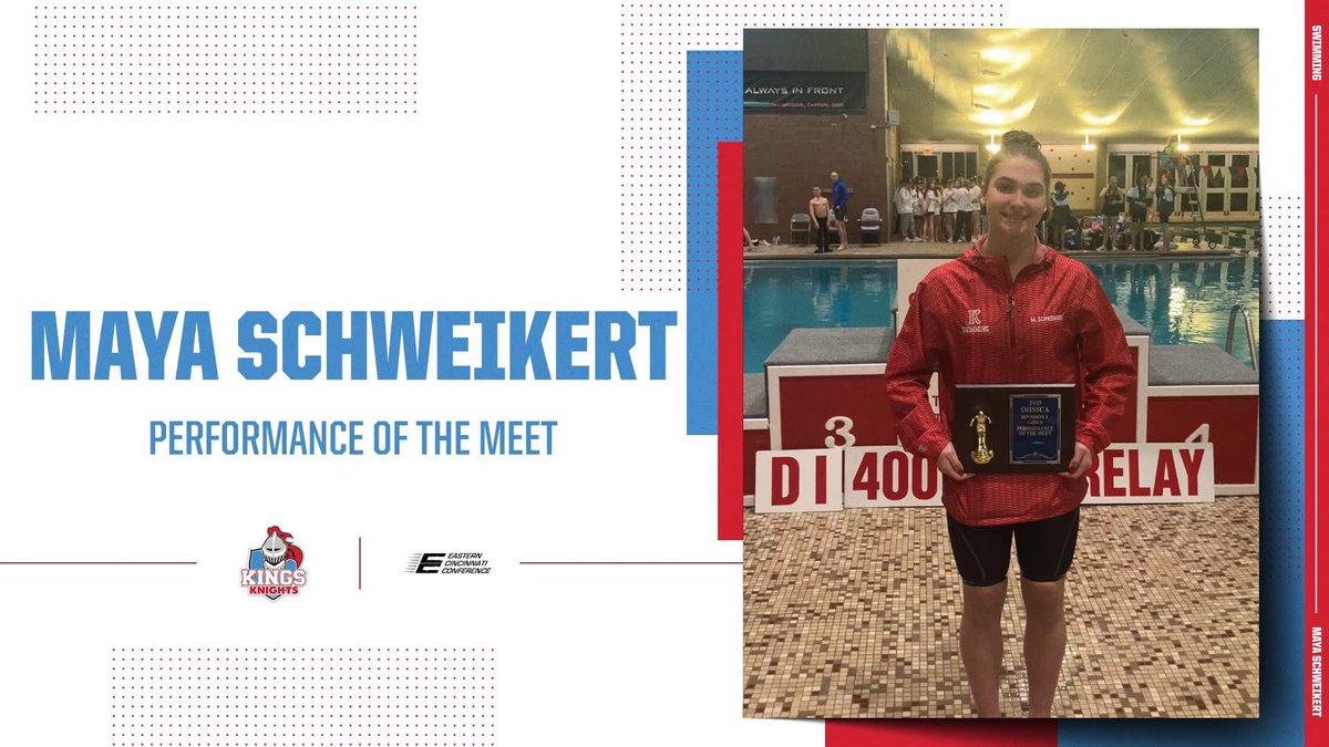 kingsathletics's tweet image. Today’s Swimming Finals

Schweikert 🥇100Fly &amp;amp;🥇100Back with State Record &amp;amp; Performance of the Meet

Girls 200 Medley Relay (Distler Hogan, VanSchoyk and Schweikert) finish 13th 

Boys 200 Medley Relay (Cukovecki, Garcia, Shrimplin and Zubkov) finish 15th #Elite
@Kings_Schools