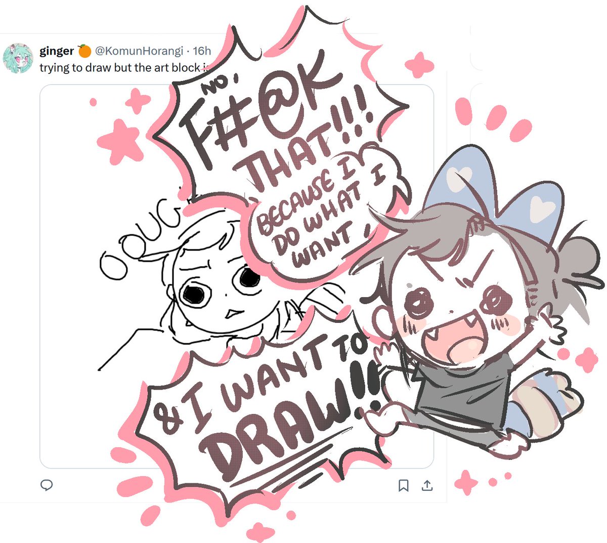 becoming my own motivation >:-) 