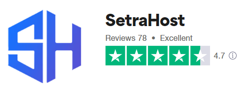 SetraHost's tweet image. Thank you to our wonderful customers for rating us so highly on Trustpilot. We wouldn’t be here without you and will continue to do everything in our power to give you an amazing, stress-free hosting experience.