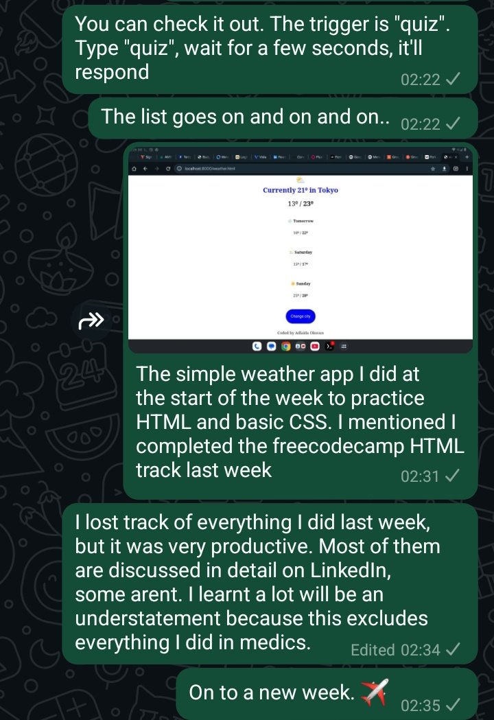 techdoctorP's tweet photo. ALX AI Starter Kit program is the next big thing. The amount of value I've gotten in only two weeks feels almost illegal 😅. My level of productivity in last week alone is unreal. Would have shocked the mentors in SE program to heaven, had this come before my portfolio project 😂 https://t.co/TWrQTjEbDU