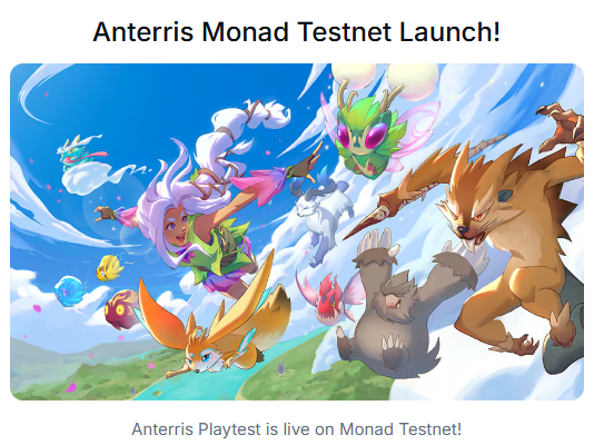 Anterris is available on Monad Testnet, join me getting in early! wn.nr/A3Dr6nz