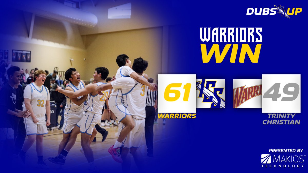 ICS_MBB's tweet photo. BACK-TO-BACK CHAMPS 🏆

Varsity Men’s Basketball Final from Cedar Hill, TX:

Warriors ⚔️: 61

Trinity Christian Warriors 🗡: 49

#11 Jayson Chang named MVP and #3 Noah Ayala named to the All-Tournament Team!

#ICMBB2425 🏀
#GoWarriors ⚔️
#DubsUp ⚔️ https://t.co/IPp2EsmqIH
