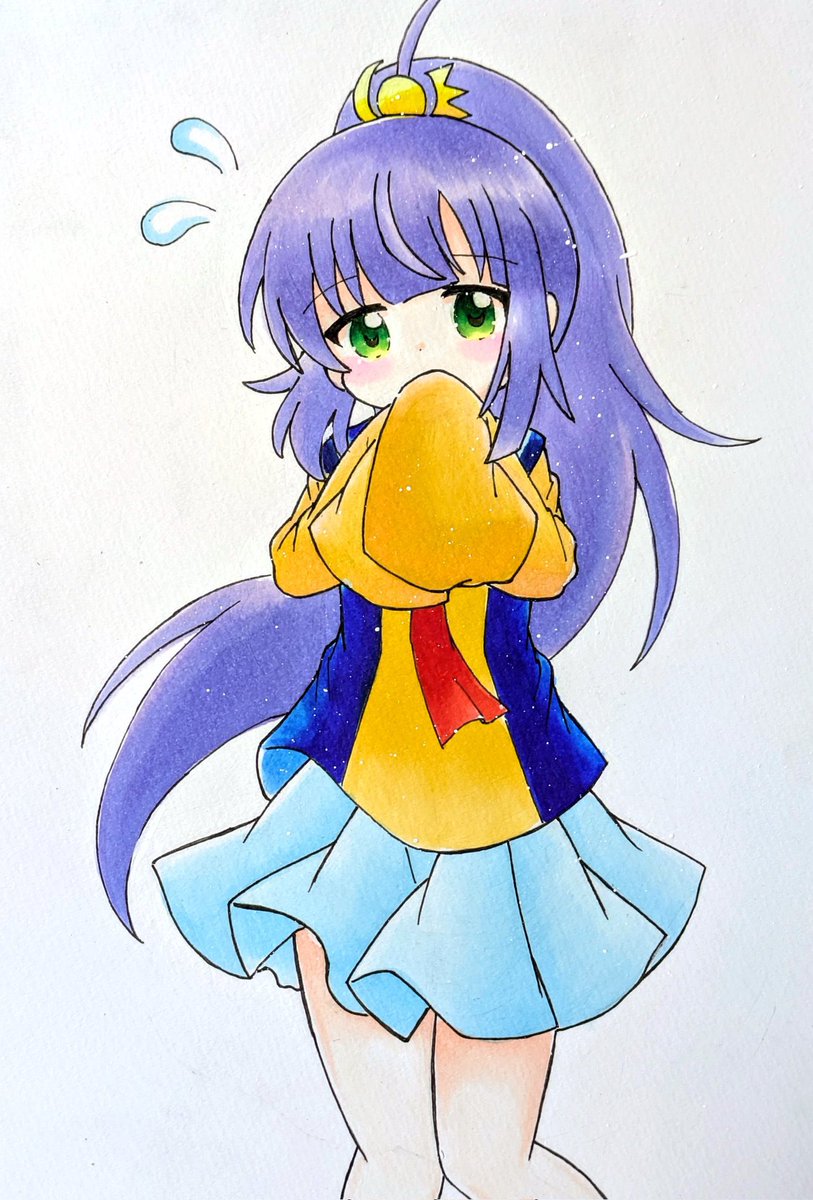 「るる ( ) さんに描いてもらいました!しかも2人とも!!Kawaiiッ!めちゃ」|でっちのイラスト