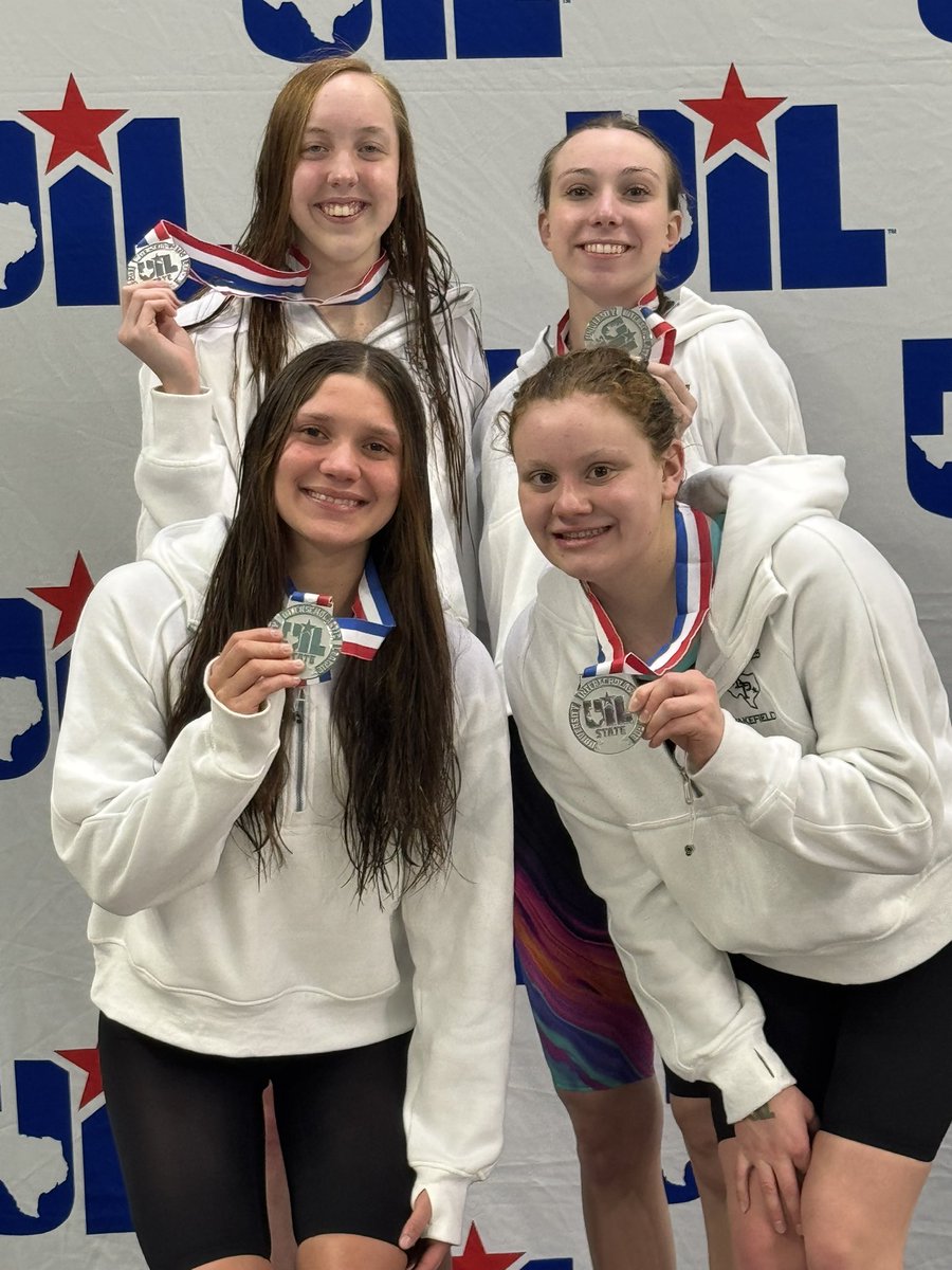 K Park Girls Swim (@kphsgswim) on Twitter photo UIL 5A State Championships-
200 Free Relay Speed Queens👸 claim the 🥈in a new school record!! Sullivan, Stone, Wakefield, and Amos 👏👏👏
<a href="/HumbleISD_KPHS/">Kingwood Park HS</a> <a href="/HumbleISD_Ath/">Humble ISD Athletics</a> #WeAreKPark UIL 5A State Championships-
200 Free Relay Speed Queens👸 claim the 🥈in a new school record!! Sullivan, Stone, Wakefield, and Amos 👏👏👏
<a href="/HumbleISD_KPHS/">Kingwood Park HS</a> <a href="/HumbleISD_Ath/">Humble ISD Athletics</a> #WeAreKPark