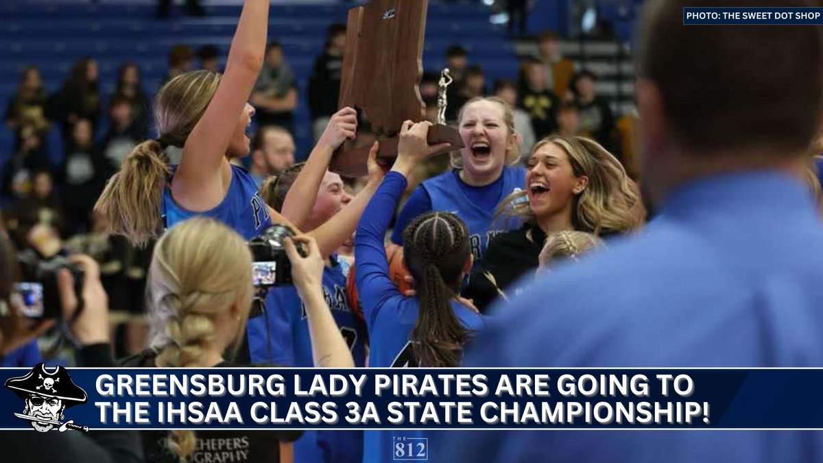 812now's tweet image. The Greensburg Lady Pirates are heading to the IHSAA Class 3A State Championship!

Read here: 812noww.com/post/greensbur…