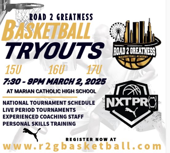 Elite HS players in the area, if you are looking for another option for playing on a top circuit, don’t miss tryouts March 2‼️

Looking to fill many roster spots, don’t miss your chance to join‼️