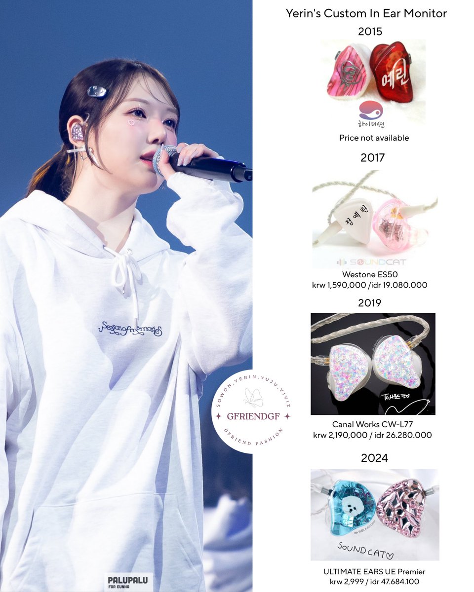 Gfriendfashion's tweet photo. @GFRDofficial Yerin @GFRDofficial Custom In Ear Monitor 

#uriyerinfashion

Westone, Ultimate Ears, Canal Works 

#GFRIEND
#YERINFASHION https://t.co/z60AVmUQQp