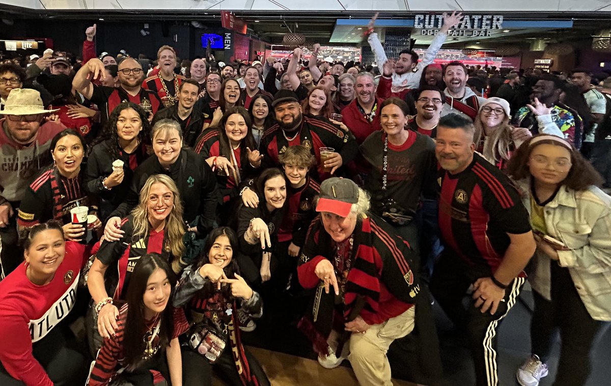 2025 Home Opener Halftime Meetup in the books. Seriously epic! So much fun! So many friends! Sparkly shirt award to <a href="/Abstershiff/">Abby Shiffman 🇮🇱</a> 
#ATLUTD #UniteAndConquer