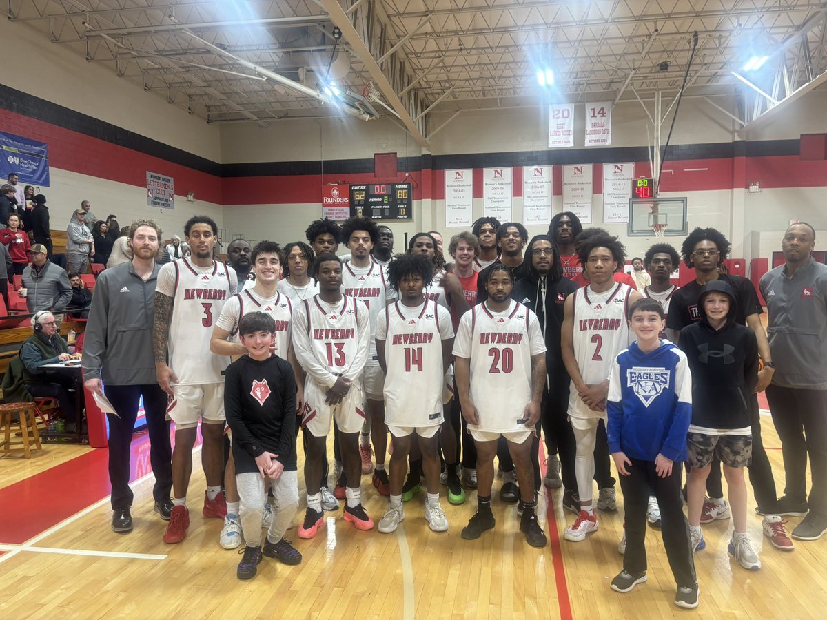 Sean Johnson (@newberrywolfad) on Twitter photo This one’s for Billy Walker as <a href="/NewberryMBB/">Newberry College Men’s Basketball</a> rolls to 86-62 win #WolvesWay This one’s for Billy Walker as <a href="/NewberryMBB/">Newberry College Men’s Basketball</a> rolls to 86-62 win #WolvesWay