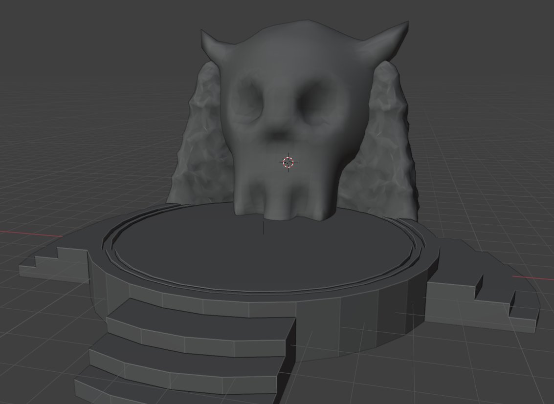 Freezy_Bean's tweet photo. Collaborating with @CorrealeCodes 
to make this awesome alter for his game! #b3d #blender #3dart #3dartsit #gamedev #indiedev https://t.co/5rgqYfL9S1
