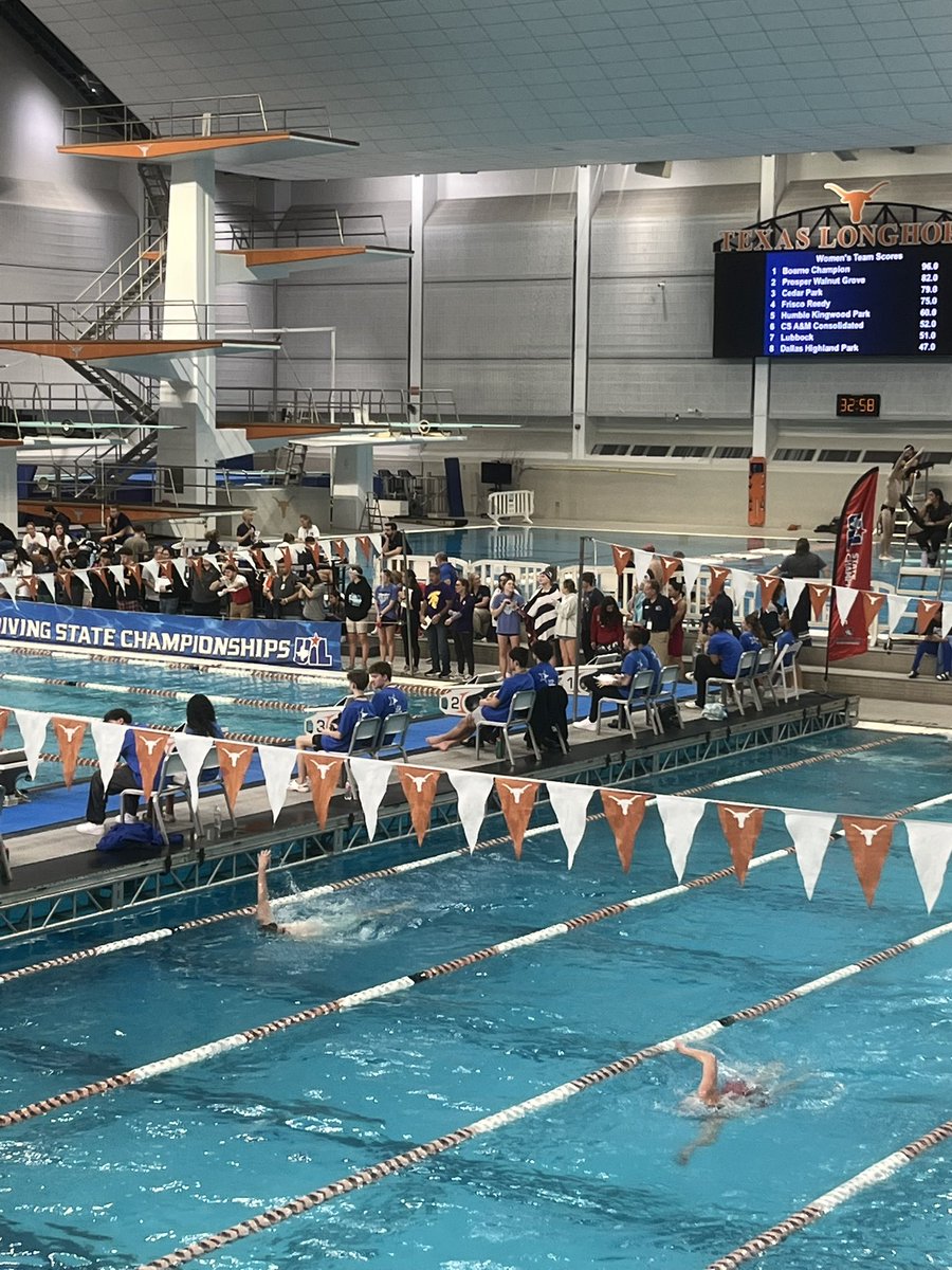 <a href="/eagle_swimming/">Georgetown HS Swimming</a> is competing at the <a href="/uiltexas/">Texas UIL</a> state swim meet trying to 3 peat as the 5A State Champion.  
Let’s go team!