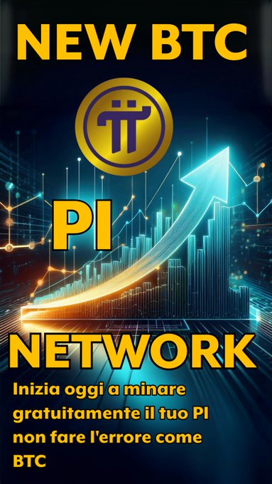 Giuseppe95 - @elonmusk Non perdete l'occasione come avete fatto con BITCOIN questo è il futuro!! PI Network: puoi estrarre dal tuo telefono gratuitamente! Ti mando 1! segui questo link https://t.co/0W1Up3lbEt e usa il mio nome utente (Peppe17) come codice di invito. https://t.co/KaiZWIG4Mg