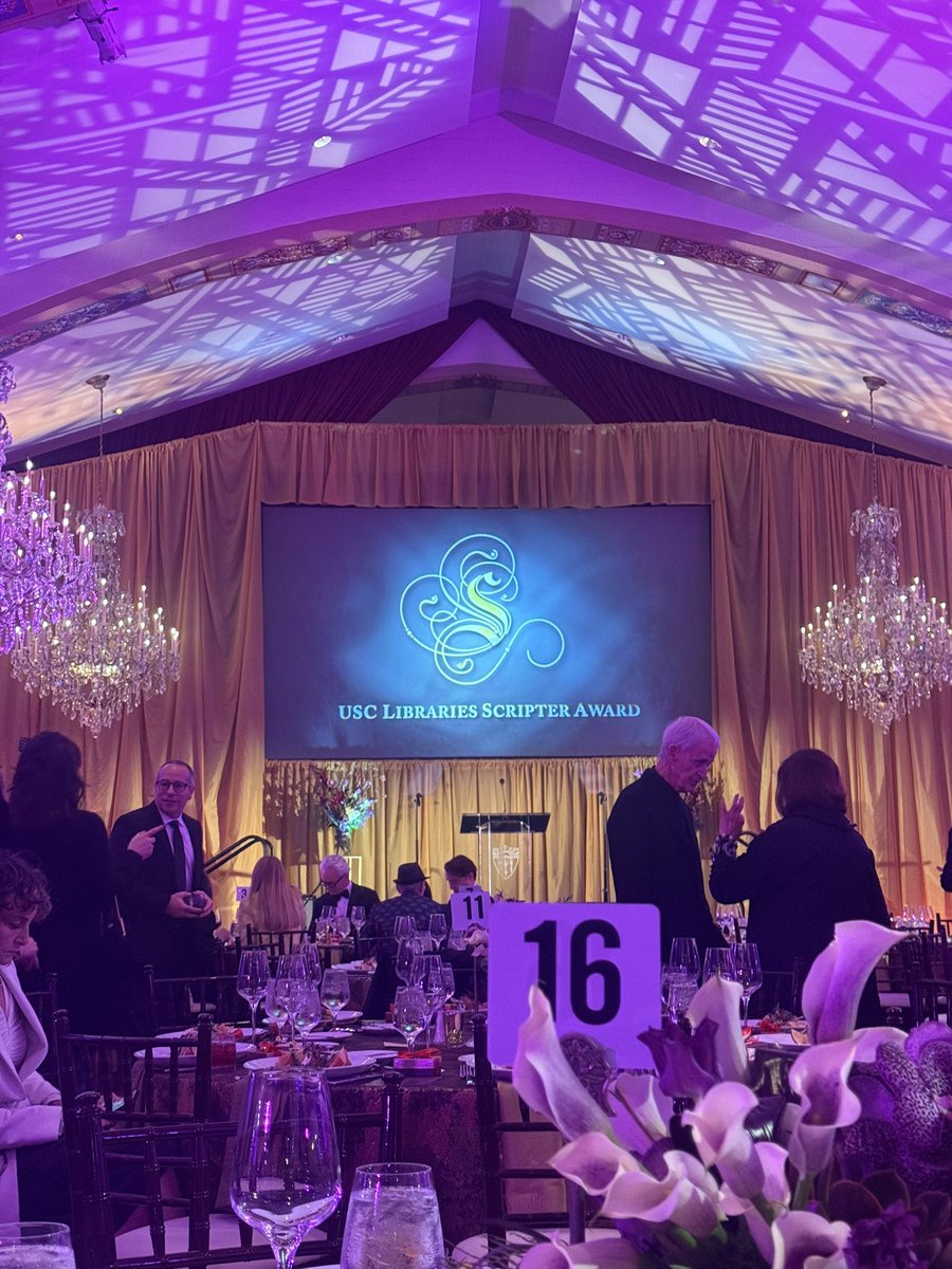 Tonight I am covering the USC Scripter Awards for <a href="/Variety/">Variety</a>, considered a strong predictor for the Best Adapted Screenplay category at the Oscars.

Check out the list of updated winners HERE throughout the evening

variety.com/2025/film/news…
