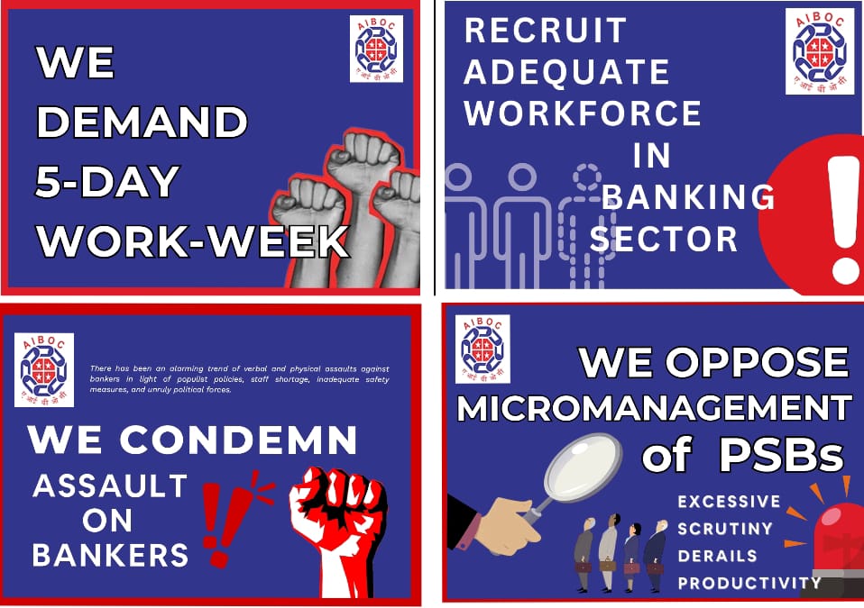 Vishal Shelke (@vishalshel71395) on Twitter photo 5-day banking: RBI, SEBI, and most financial institutions work 5 days. Why must bank officers work 6? Special punishment? <a href="/aiboc_in/">All India Bank Officers' Confederation (AIBOC)</a> <a href="/fboioa_india/">Federation of Bank of India Officers' Associations</a> <a href="/nilesh_pawar15/">Nilesh Pawar</a> @ashishtekale_ <a href="/nsitharaman/">Nirmala Sitharaman</a> <a href="/FinMinIndia/">Ministry of Finance</a> <a href="/DFS_India/">DFS</a> #UnitedWeStand 5-day banking: RBI, SEBI, and most financial institutions work 5 days. Why must bank officers work 6? Special punishment? <a href="/aiboc_in/">All India Bank Officers' Confederation (AIBOC)</a> <a href="/fboioa_india/">Federation of Bank of India Officers' Associations</a> <a href="/nilesh_pawar15/">Nilesh Pawar</a> @ashishtekale_ <a href="/nsitharaman/">Nirmala Sitharaman</a> <a href="/FinMinIndia/">Ministry of Finance</a> <a href="/DFS_India/">DFS</a> #UnitedWeStand