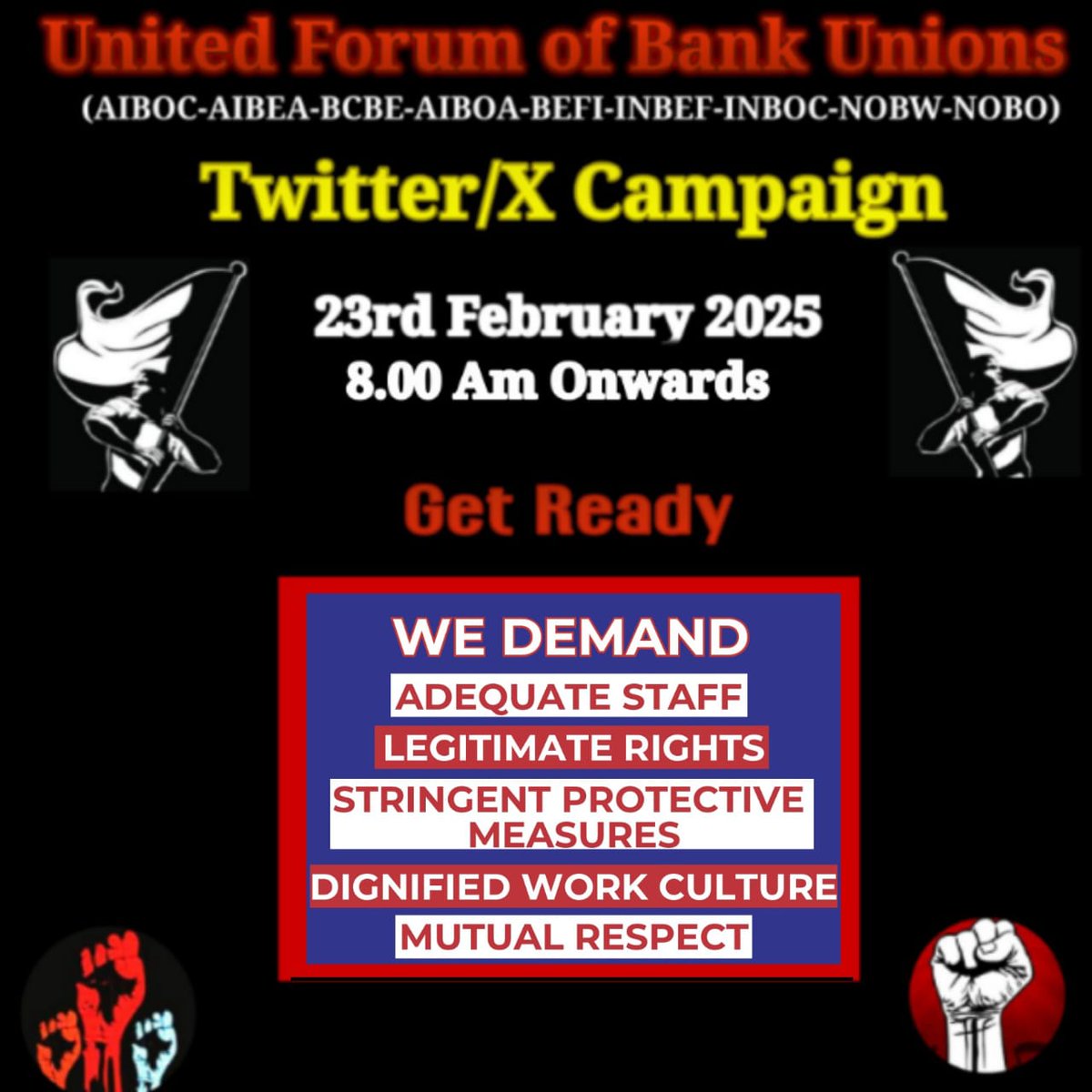 smarimuthukumar's tweet image. #UnitedWeStand #AIBEA #UFBU