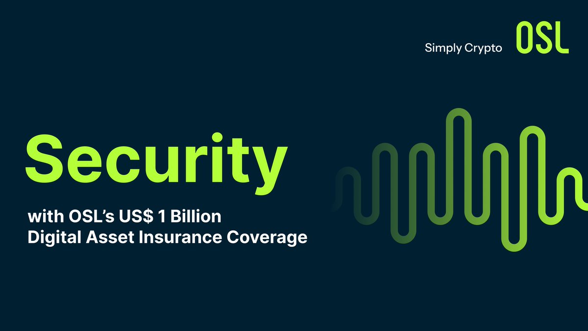 Security is the cornerstone of trust in the digital asset world. OSL has  secured USD 1 billion in insurance coverage, setting a global record for  the largest and most comprehensive insurance placement