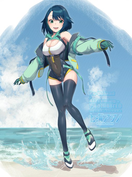 #三連休はフォロワーが増えるらしい 
ぴっちり衣装だったり人魚だったりする子を描いてます!!! 