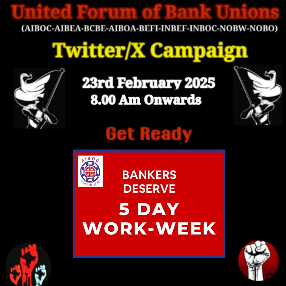 smarimuthukumar's tweet image. #UnitedWeStand #AIBEA #UFBU