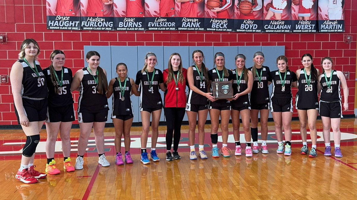 The Knights fall to McNicholas today in the District Finals!

Thank you to our Seniors, you have shown the underclassmen and the youth program what it means to be a Greenon Knight!

Thank you Sarah, Avery, Hailey and our Team Manager Lily!

#KnightTime