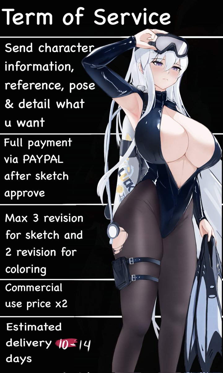 (Retweets &amp; share are really appreciated!)

Hello,
I am opening commission for (0/3) slots.

Feel free to contact me at Twitter or Discord (Whooozah#6123) if you are interested.

#commissionsopen #opencommissions #commisions