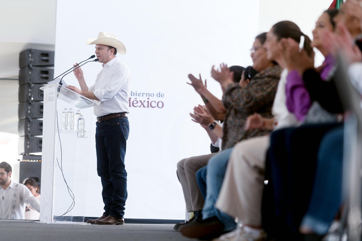 Si las mujeres están bien, nuestras familias, Durango y México también lo están. 🙌

Desde Guadalupe Victoria, acompañamos a la Presidenta <a href="/Claudiashein/">Claudia Sheinbaum Pardo</a> en el inicio del programa de Tarjetas del Bienestar para mujeres de 60 a 64 años. Un apoyo que les brinda más seguridad y