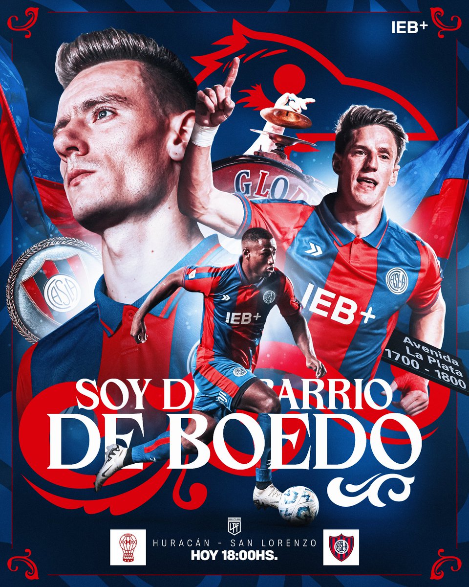 SanLorenzo's tweet photo. ¡HOY JUEGA EL CICLÓN! https://t.co/yk14B8eEgm