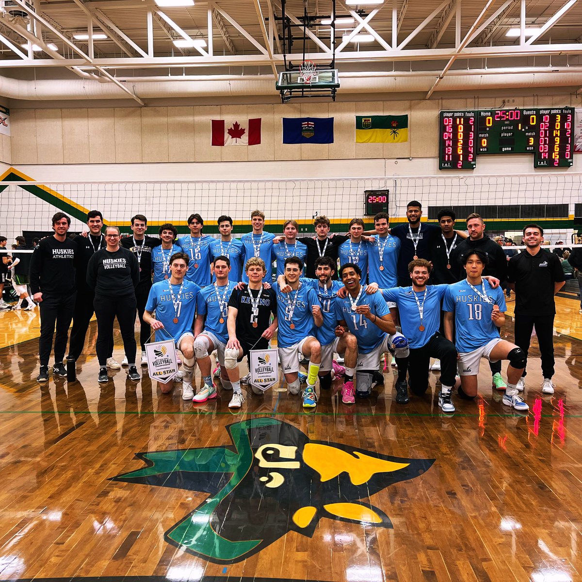 IT’S BRONZE FOR THE KEYANO HUSKIES MEN’S VOLLEYBALL TEAM! 

Always a privilege to stand on the ACAC podium, especially for an eighth time! 🤠 

#PrideInThePack | #ymm