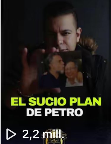 JotaPeHernandez's tweet photo. 🟡EL SUCIO PLAN DE PETRO Y BENEDETTI!!

No son secretos (que por supuesto los hay) es un tremendo plan, la razón para que hoy sea nombrado Ministro del Interior. 

Casi 5 millones de personas han visto mi posición frente a esto, te invito a verla completa en mis redes sociales. https://t.co/jW3yNsqzDi