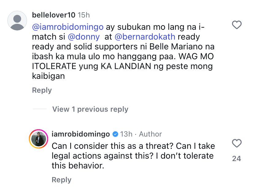 kcmbnsm's tweet photo. I hope this piece of sht get sued because yikes😬 and calling Kathryn malandi because of Donny’s past behavior towards her? Blaming a woman for man’s action? Another level of delusional, creepy, and misogynistic behavior. https://t.co/U7fAeSDySX