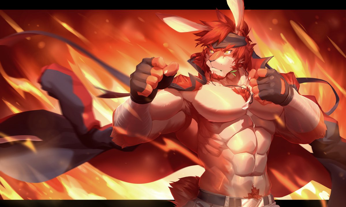 Ren <a href="/Rabbity_Art/">🐰RBTᵃʳᵗ</a> 
Birthday Drawing for Rabbity &gt;:3
#furry #fanart