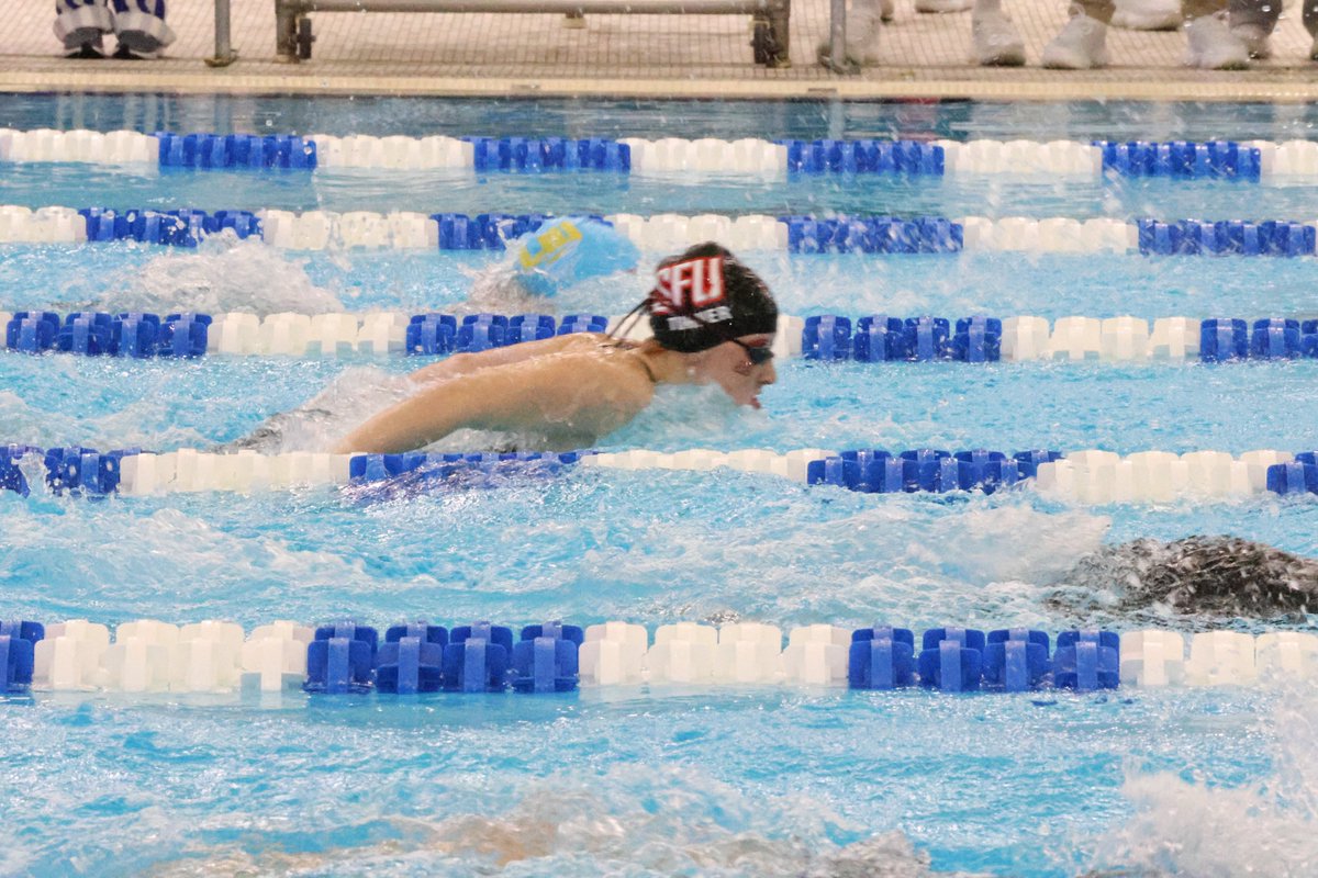 Saint Francis Swimming tweet media