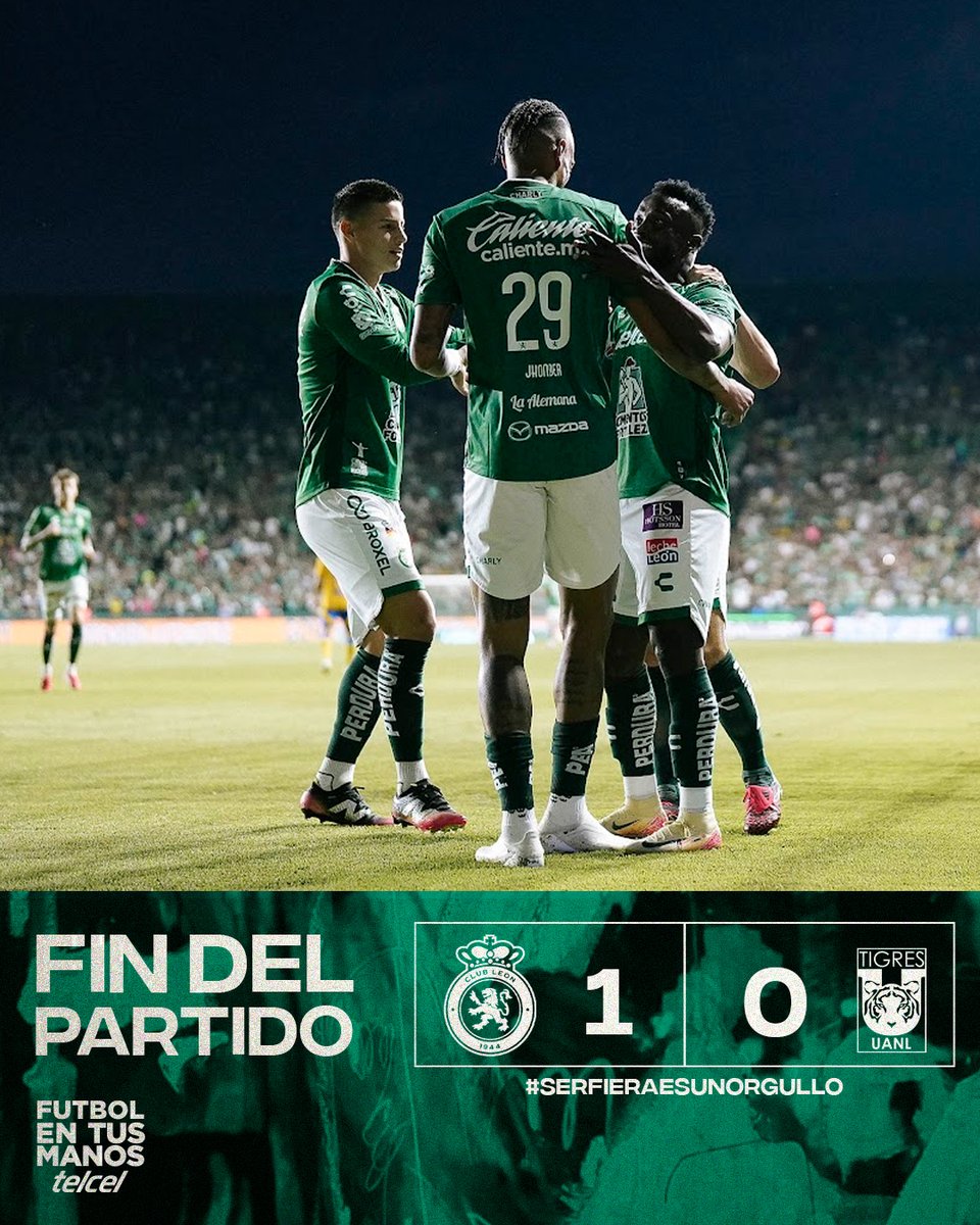 J8 | #CL25   

<a href="/Telcel/">Telcel</a> presenta el MARCADOR FINAL.

¡JUNTOS SEGUIMOS INVICTOS!