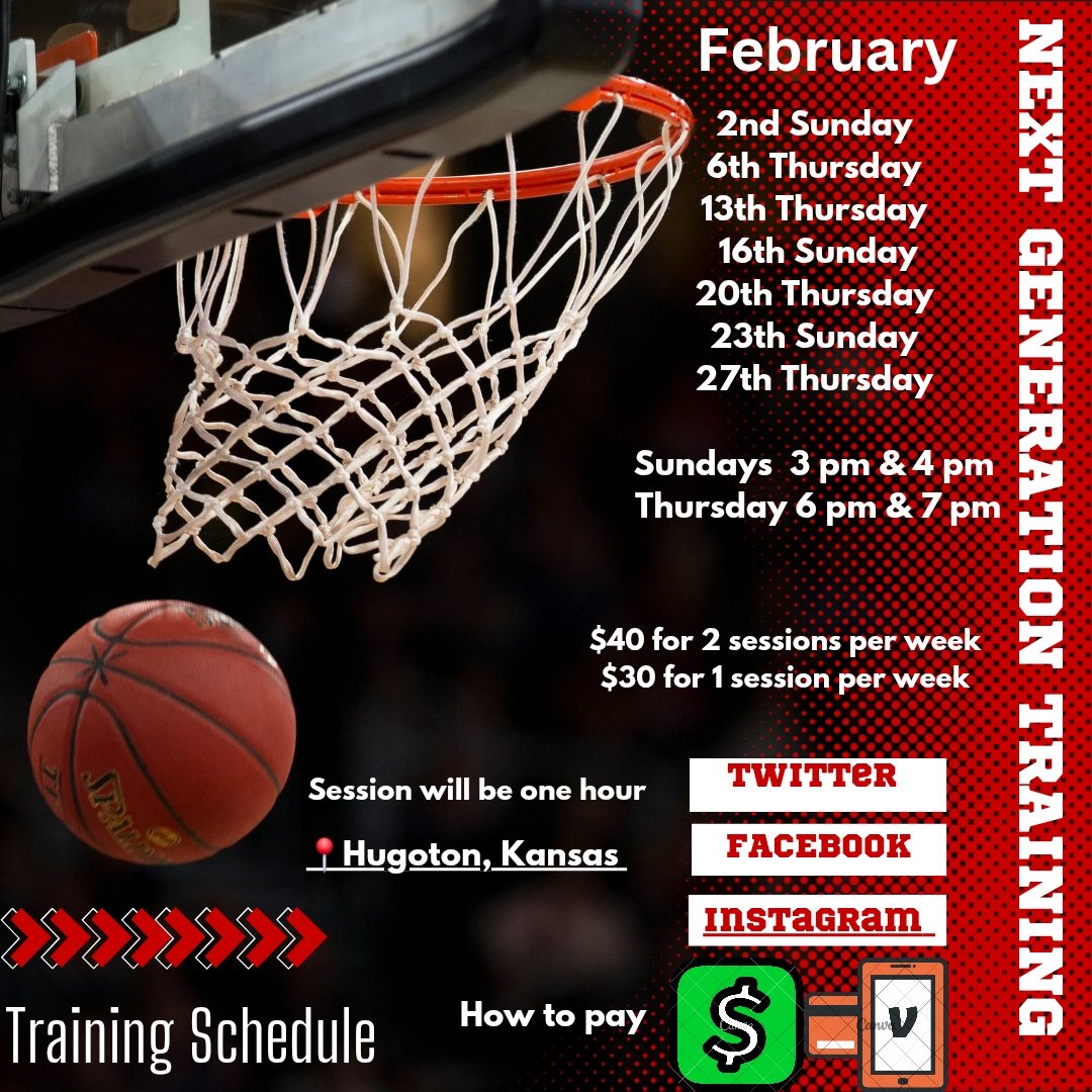 Workouts tomorrow at 3 pm and 4 pm!