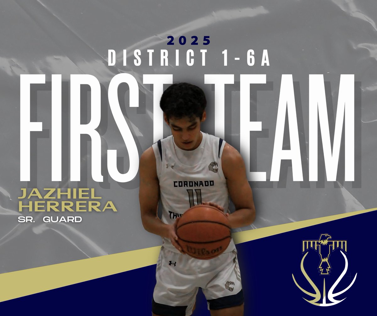Coronado Basketball (@coronadombb) on Twitter photo Congratulations goes out to Jazz Herrera for his selection to First Team All District. We are so proud of you. ๐๐
<a href="/Fchavezeptimes/">Felix Chavez</a> <a href="/coronado_high/">Coronado High School</a> <a href="/CoachMichaelPry/">Michael Pry, M. Ed</a> <a href="/reynahustles/">Dr. Angela Reyna</a> <a href="/SamGuzmanTV/">Sam Guzman</a> <a href="/915Romano/">Lou Romano</a> <a href="/ferminhermin/">Javier Cortez</a> <a href="/Prep1USA/">PREP1</a> <a href="/EPSports915/">Borderland Sports</a> <a href="/epsportsnet/">El Paso Sports Network</a> Congratulations goes out to Jazz Herrera for his selection to First Team All District. We are so proud of you. ๐๐
<a href="/Fchavezeptimes/">Felix Chavez</a> <a href="/coronado_high/">Coronado High School</a> <a href="/CoachMichaelPry/">Michael Pry, M. Ed</a> <a href="/reynahustles/">Dr. Angela Reyna</a> <a href="/SamGuzmanTV/">Sam Guzman</a> <a href="/915Romano/">Lou Romano</a> <a href="/ferminhermin/">Javier Cortez</a> <a href="/Prep1USA/">PREP1</a> <a href="/EPSports915/">Borderland Sports</a> <a href="/epsportsnet/">El Paso Sports Network</a>