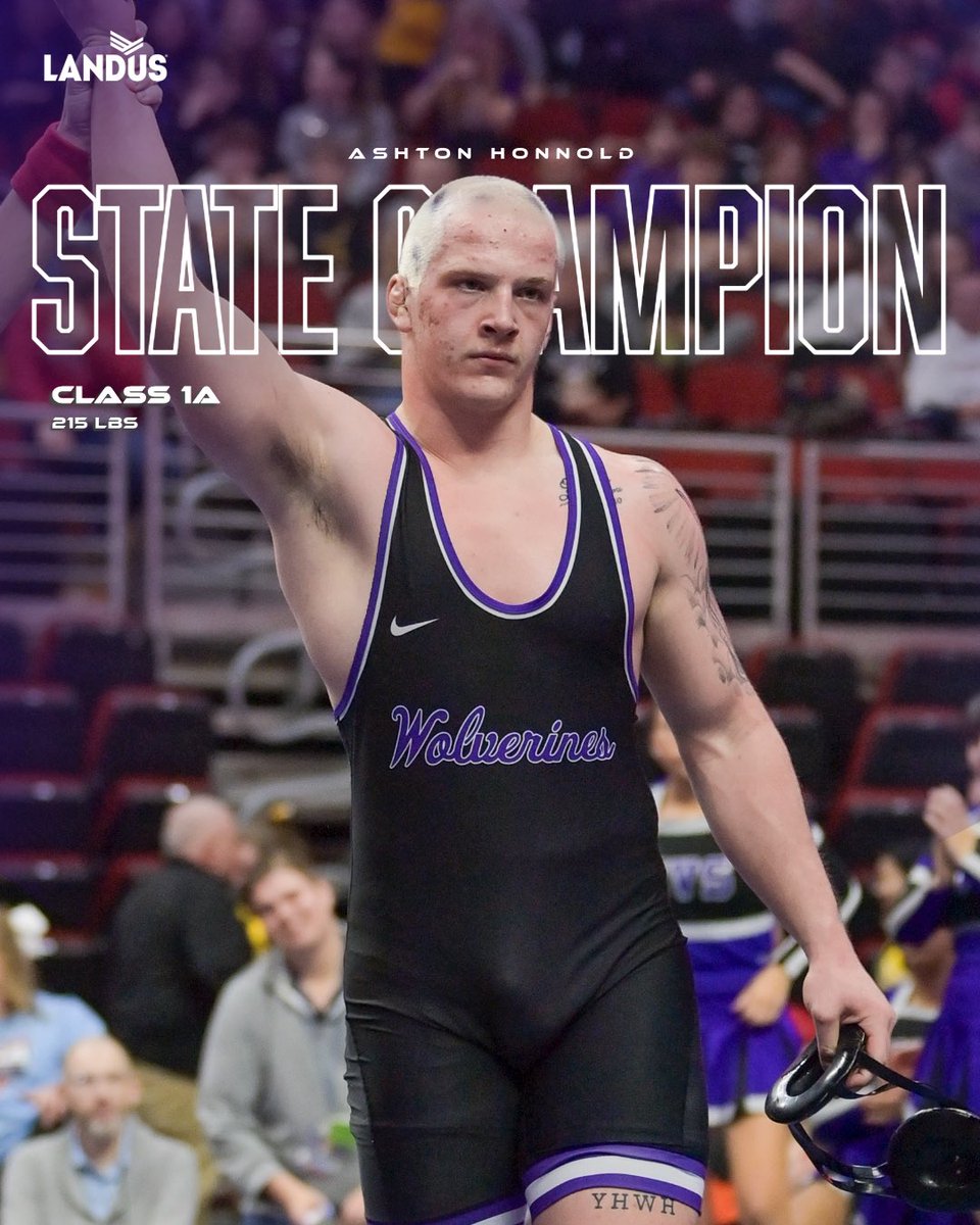 🏆𝐒𝐓𝐀𝐓𝐄 𝐂𝐇𝐀𝐌𝐏𝐈𝐎𝐍🏆

ASHTON HONNOLD IS THE CLASS 1A 215 STATE CHAMPION 💍

#iahswr