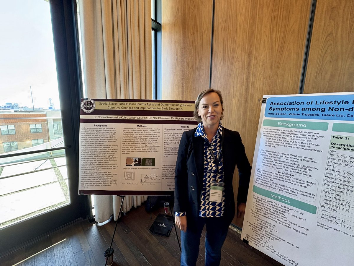 DorotaKuhn's tweet image. Thank @CVLneuro for organizing Dallas Aging & Cognition Conference. It was a pleasure to present my work here. #spatialnavigation #alzheimer #alzheimers #research #science #sciencetwitter #PhD #AcademicTwitter #metaanalysis #Psychology