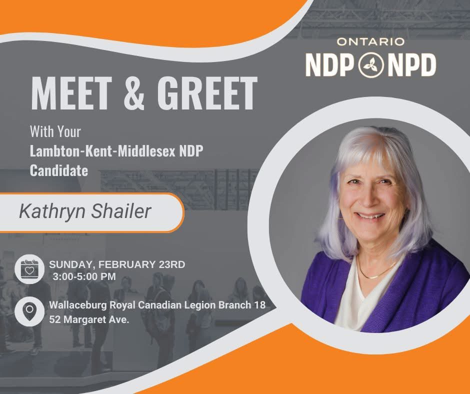 Another chance to chat with your candidate! 🍊
#onpoli #ONDP