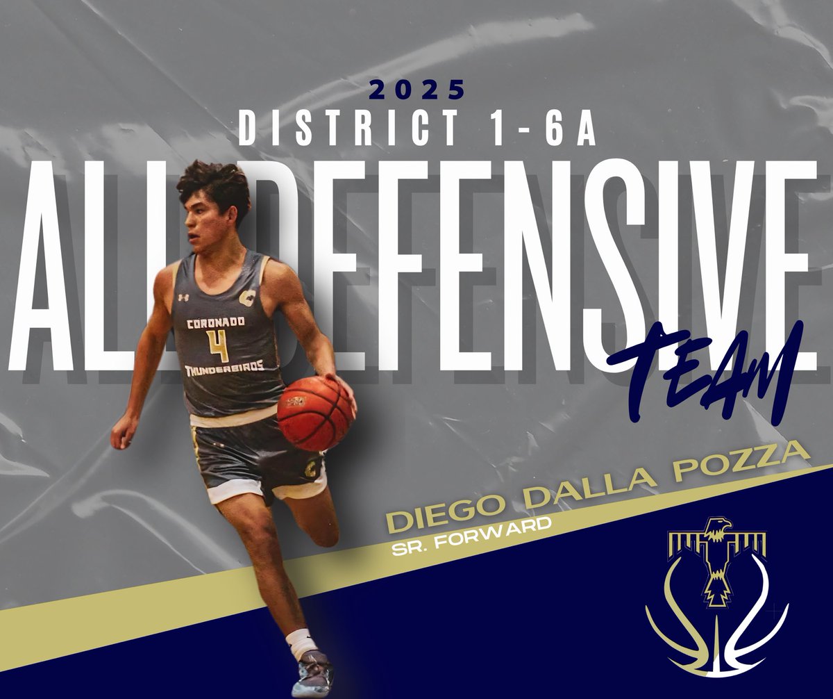 Coronado Basketball (@coronadombb) on Twitter photo Congratulations to Diego Dalla Pozza on his selection to the All Defensive Team. We are proud of you. ๐๐
<a href="/Fchavezeptimes/">Felix Chavez</a> <a href="/coronado_high/">Coronado High School</a> <a href="/CoachMichaelPry/">Michael Pry, M. Ed</a> <a href="/reynahustles/">Dr. Angela Reyna</a> <a href="/SamGuzmanTV/">Sam Guzman</a> <a href="/915Romano/">Lou Romano</a> <a href="/ferminhermin/">Javier Cortez</a> <a href="/Prep1USA/">PREP1</a> <a href="/EPSports915/">Borderland Sports</a> <a href="/epsportsnet/">El Paso Sports Network</a> Congratulations to Diego Dalla Pozza on his selection to the All Defensive Team. We are proud of you. ๐๐
<a href="/Fchavezeptimes/">Felix Chavez</a> <a href="/coronado_high/">Coronado High School</a> <a href="/CoachMichaelPry/">Michael Pry, M. Ed</a> <a href="/reynahustles/">Dr. Angela Reyna</a> <a href="/SamGuzmanTV/">Sam Guzman</a> <a href="/915Romano/">Lou Romano</a> <a href="/ferminhermin/">Javier Cortez</a> <a href="/Prep1USA/">PREP1</a> <a href="/EPSports915/">Borderland Sports</a> <a href="/epsportsnet/">El Paso Sports Network</a>