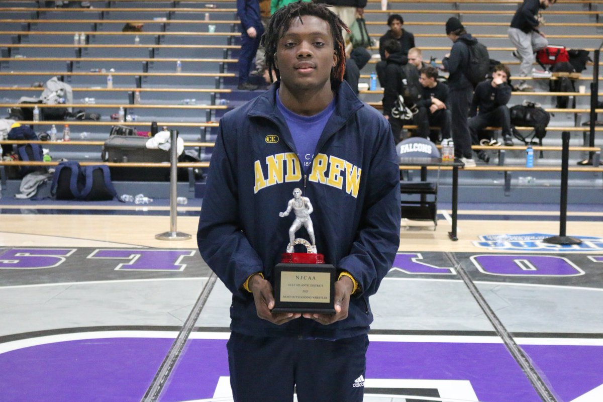 NJCAA Region 19 (@njcaaregionxix) on Twitter photo The 2025 Gulf Atlantic District Most Outstanding Wrestler: Amantee Mills from <a href="/AthleticsAndrew/">Andrew Athletics</a>
<a href="/NJCAAWrestling/">NJCAA Wrestling</a> #GulfAtlantic The 2025 Gulf Atlantic District Most Outstanding Wrestler: Amantee Mills from <a href="/AthleticsAndrew/">Andrew Athletics</a>
<a href="/NJCAAWrestling/">NJCAA Wrestling</a> #GulfAtlantic