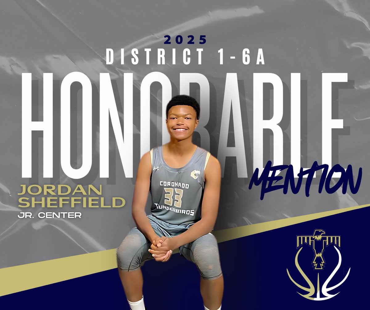 Coronado Basketball (@coronadombb) on Twitter photo Congratulations to Jordan Sheffield on his Honorable Mention. We are proud of you. Letโs run it back! ๐๐
<a href="/Fchavezeptimes/">Felix Chavez</a> <a href="/coronado_high/">Coronado High School</a> <a href="/CoachMichaelPry/">Michael Pry, M. Ed</a> <a href="/reynahustles/">Dr. Angela Reyna</a> <a href="/SamGuzmanTV/">Sam Guzman</a> <a href="/915Romano/">Lou Romano</a> <a href="/ferminhermin/">Javier Cortez</a> <a href="/Prep1USA/">PREP1</a> <a href="/EPSports915/">Borderland Sports</a> <a href="/epsportsnet/">El Paso Sports Network</a> Congratulations to Jordan Sheffield on his Honorable Mention. We are proud of you. Letโs run it back! ๐๐
<a href="/Fchavezeptimes/">Felix Chavez</a> <a href="/coronado_high/">Coronado High School</a> <a href="/CoachMichaelPry/">Michael Pry, M. Ed</a> <a href="/reynahustles/">Dr. Angela Reyna</a> <a href="/SamGuzmanTV/">Sam Guzman</a> <a href="/915Romano/">Lou Romano</a> <a href="/ferminhermin/">Javier Cortez</a> <a href="/Prep1USA/">PREP1</a> <a href="/EPSports915/">Borderland Sports</a> <a href="/epsportsnet/">El Paso Sports Network</a>