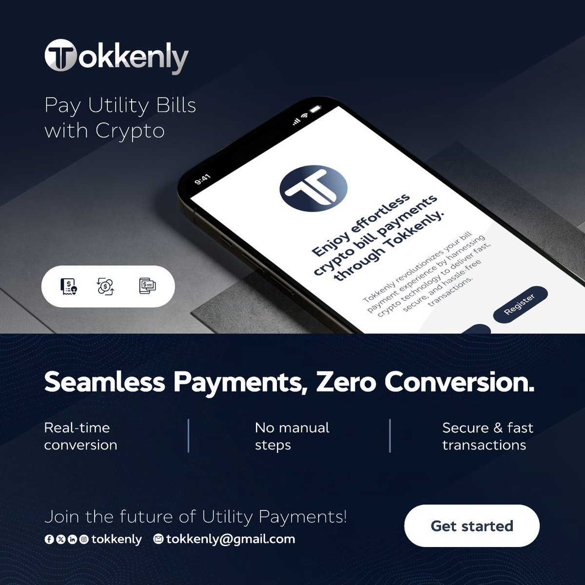 The Future of Payments is Coming – Pay Bills with Crypto on <a href="/tokkenly/">Tokkenly</a> !

Imagine paying for electricity, water, internet, and more instantly with crypto—no banks, no borders, no stress. We’re making it happen!

Tokkenly is building a seamless, secure, and global payment system