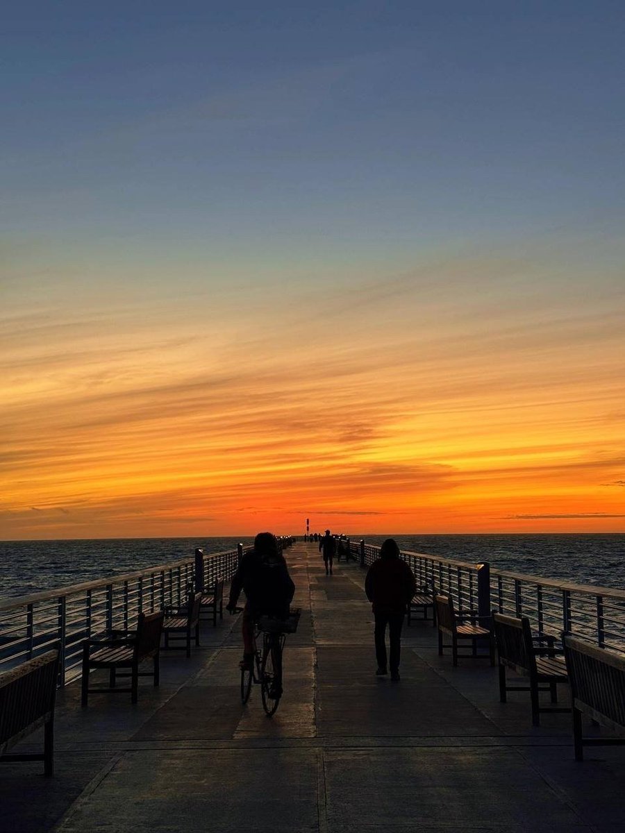 Chasing sunsets and making memories by the shore. 🌅

There's something magical about watching the sun dip below the horizon. Every sunset brings a sense of peace and reflection, reminding us to cherish the beauty around us. #sunsetphotography  #OceanView #BeachLife