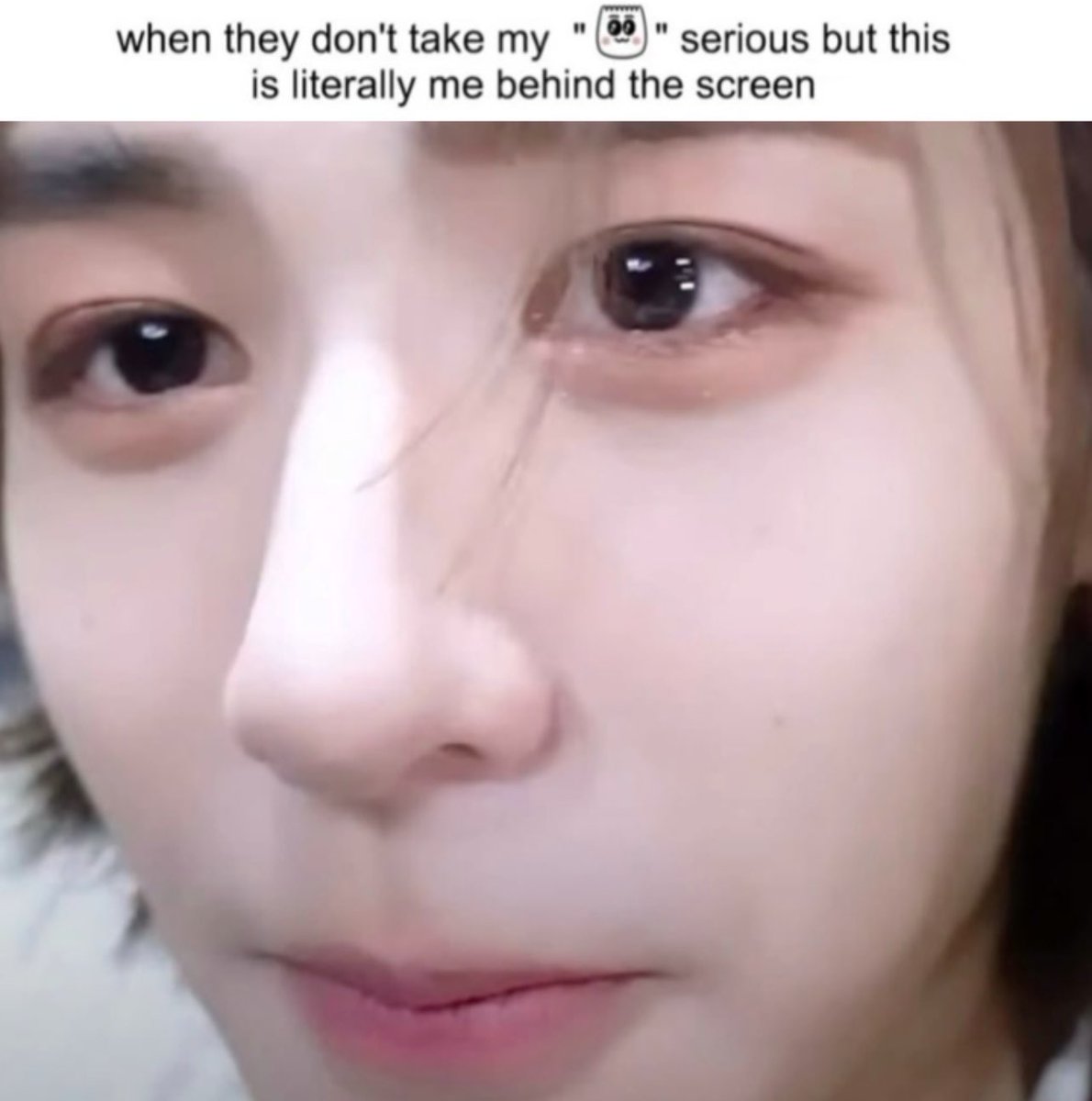 one of my favorite things about leehan is his boba eyes